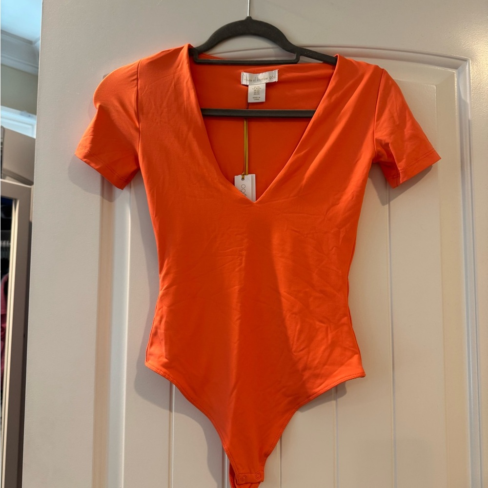 House of Harlow 1960 Orange Bodysuit